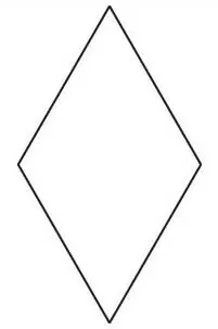 1-1 /4in 6 Pointed Star Template