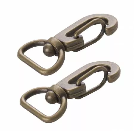1/2" Swivel Hook/Antique Brass (Set of 2)