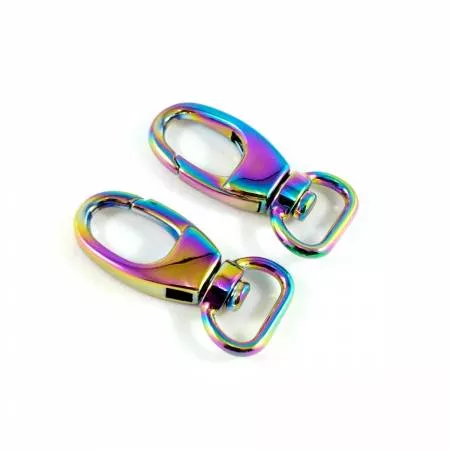 1/2" Swivel Snap Hooks/Rainbow (Emmaline)