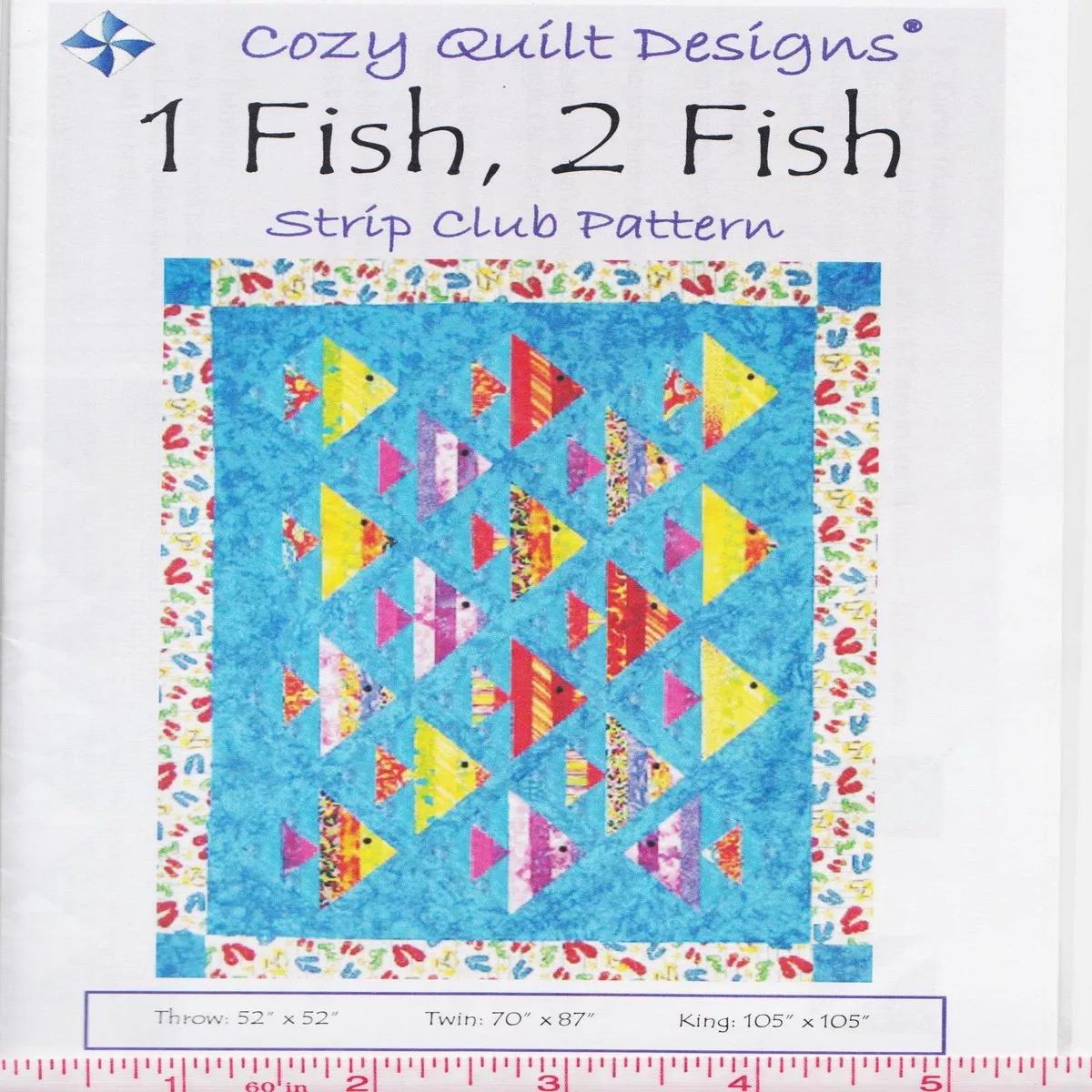 1 FISH 2 FISH – Cozy Quilt Design Pattern