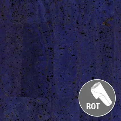 1 Yard Cork/Denim Blue