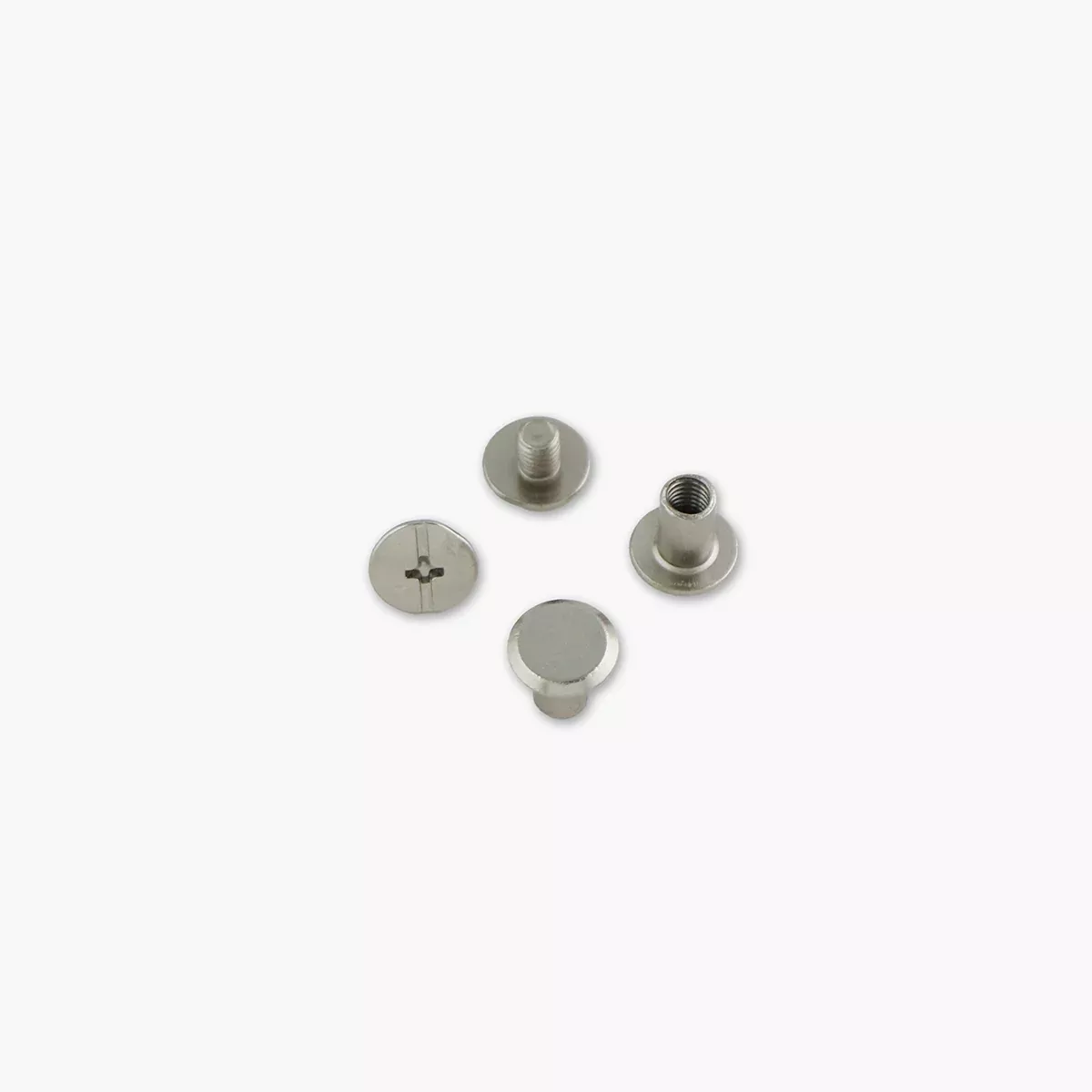 12 Medium 8mm Chicago Screws