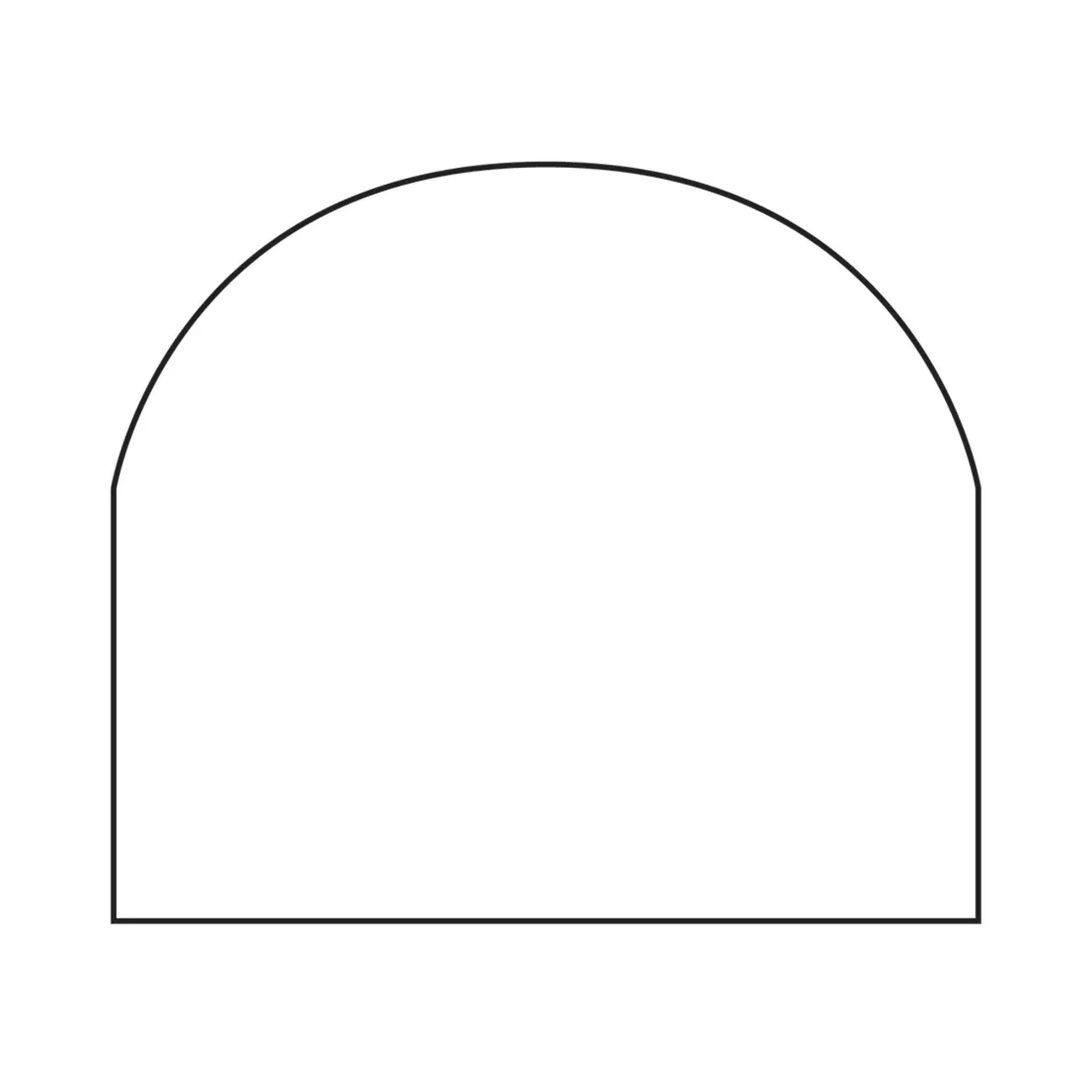1in Rounded Scallop Papers