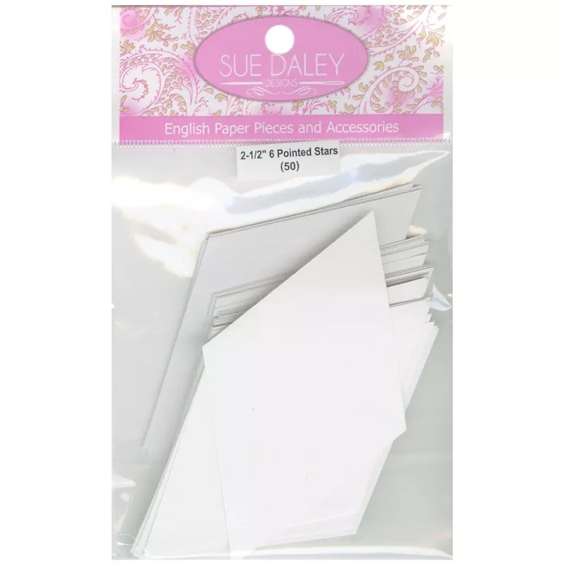 2-1/2in 6 Pointed Star Papers