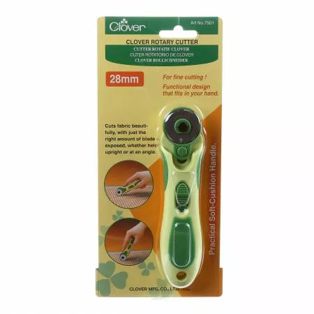 28mm Soft Grip Rotary Cutter (Clover)