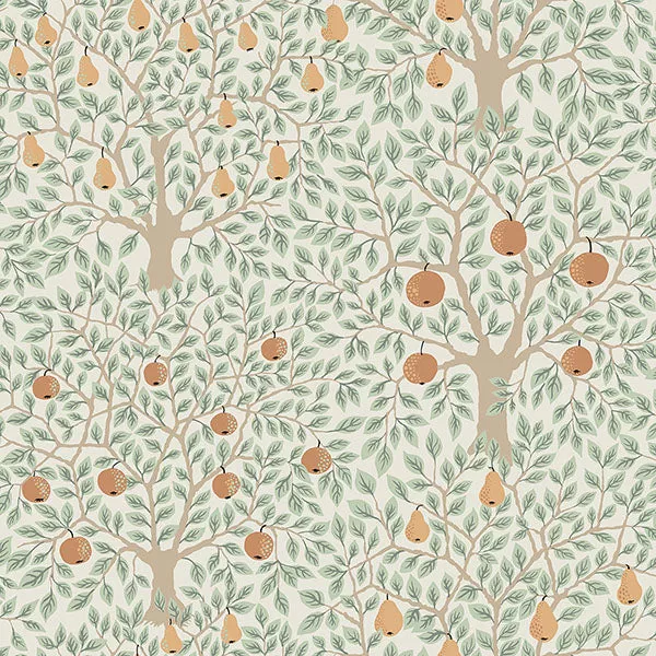 2948-33011 Pomona Multicolor Fruit Tree Wallpaper