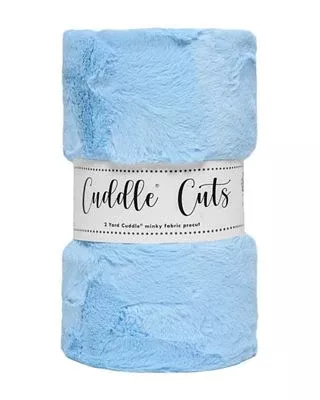 2yd Luxe Cuddle Cut Hide Baby Blue