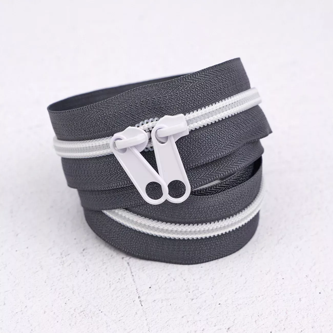 30in Handbag Zipper Ash