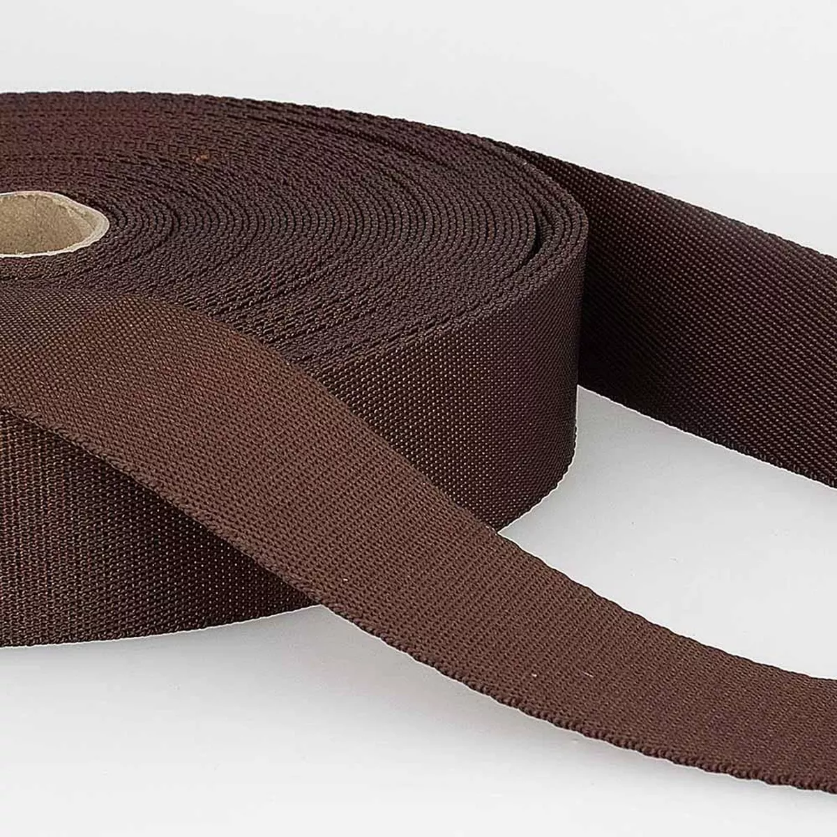 35mm Polyester Webbing in Brown