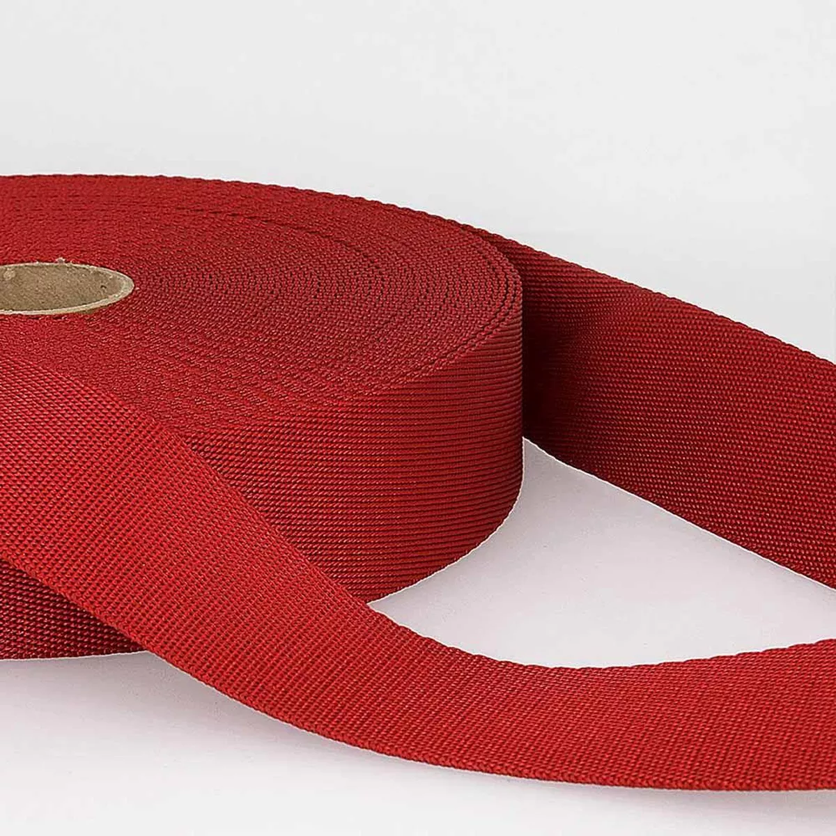 35mm Polyester Webbing in Red