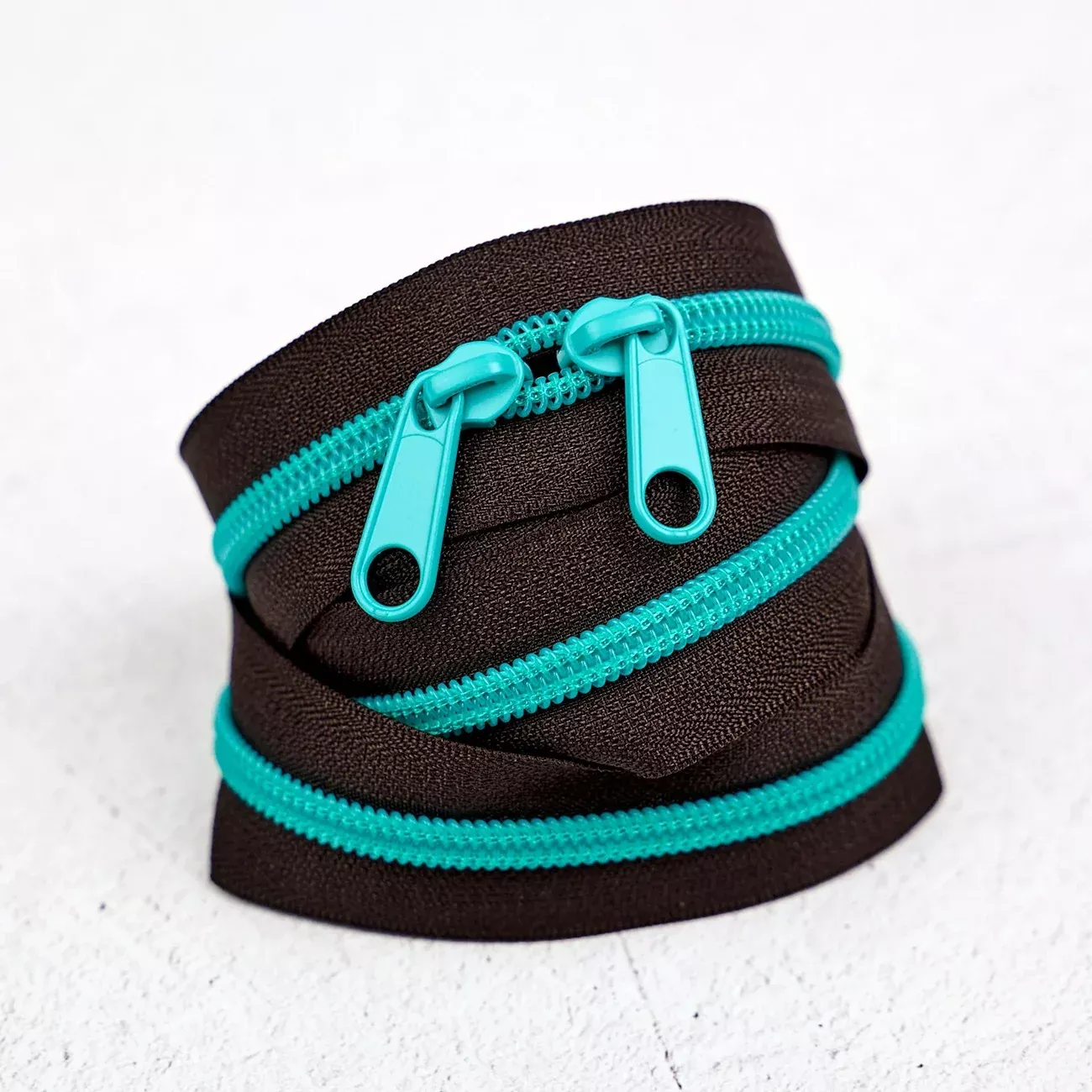 40in Handbag Zipper Teal Eclipse