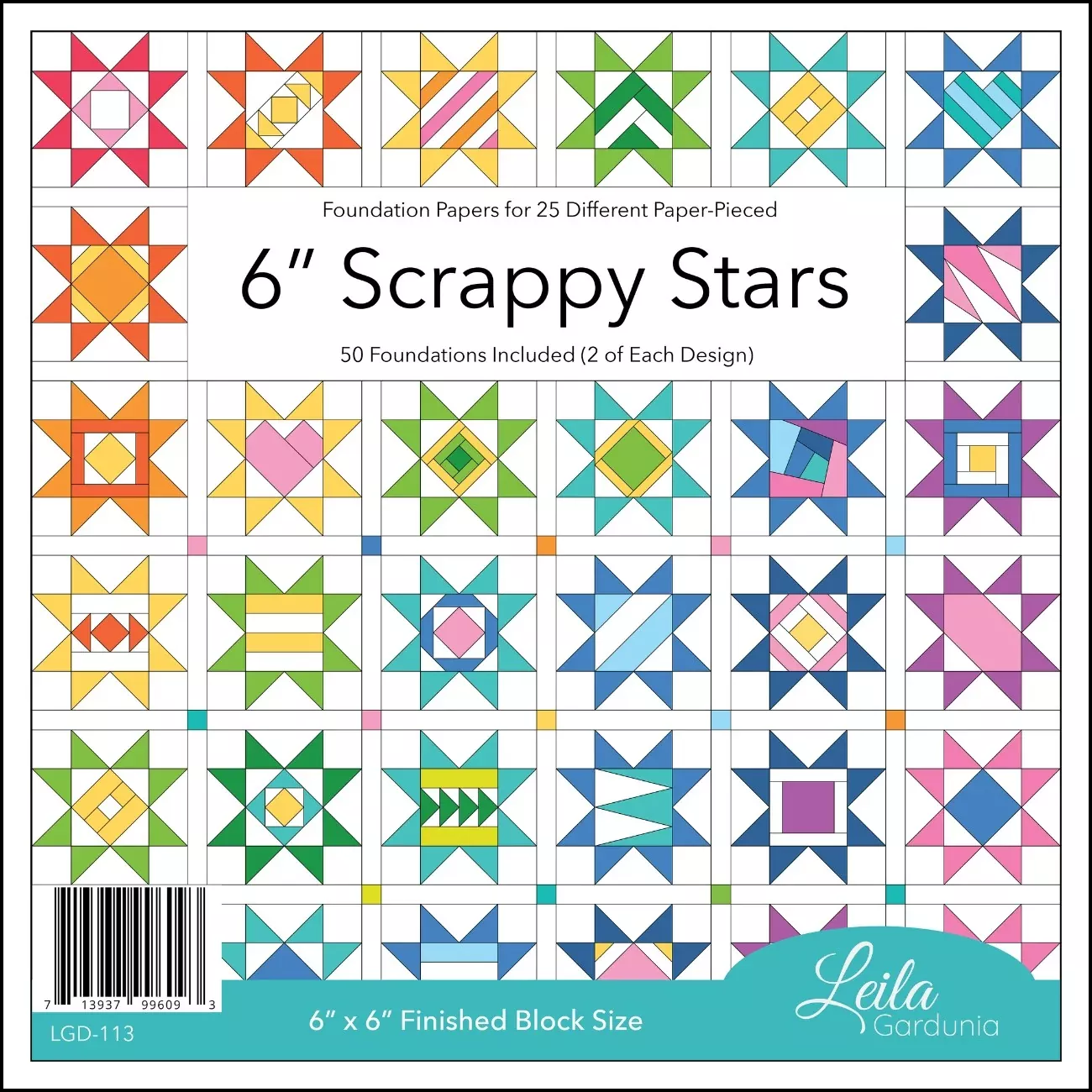 6in Scrappy Stars Foundation Pad