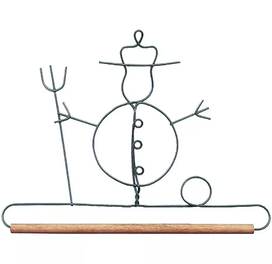 6in Snowman Decorative Craft Hanger