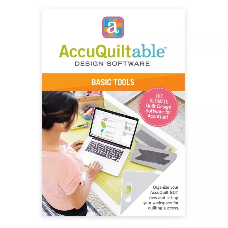 Accuquilt 55690 AccuQuiltable Design Software – BASIC TOOLS – Boxed Version