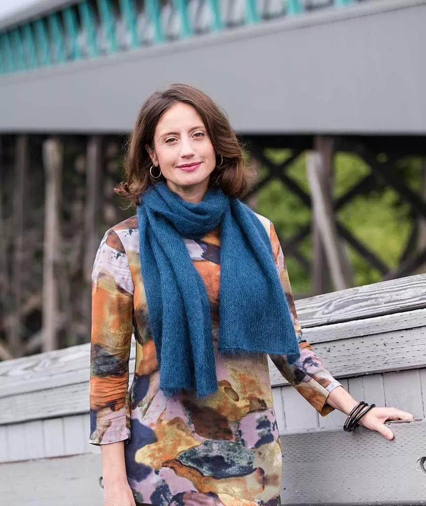 Alexandra's Airplane Scarf Printed Knitting Pattern