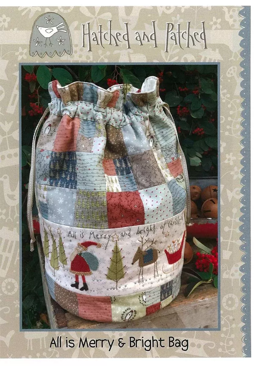 All Is Merry And Bright Market Bag Pattern