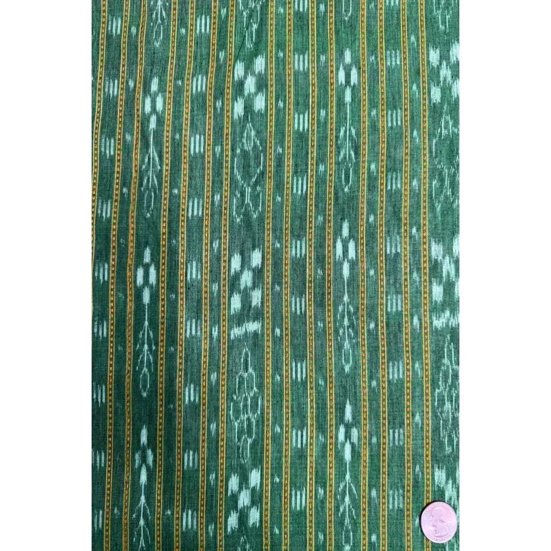 Amazon Green/Multicolor Cotton Ikat