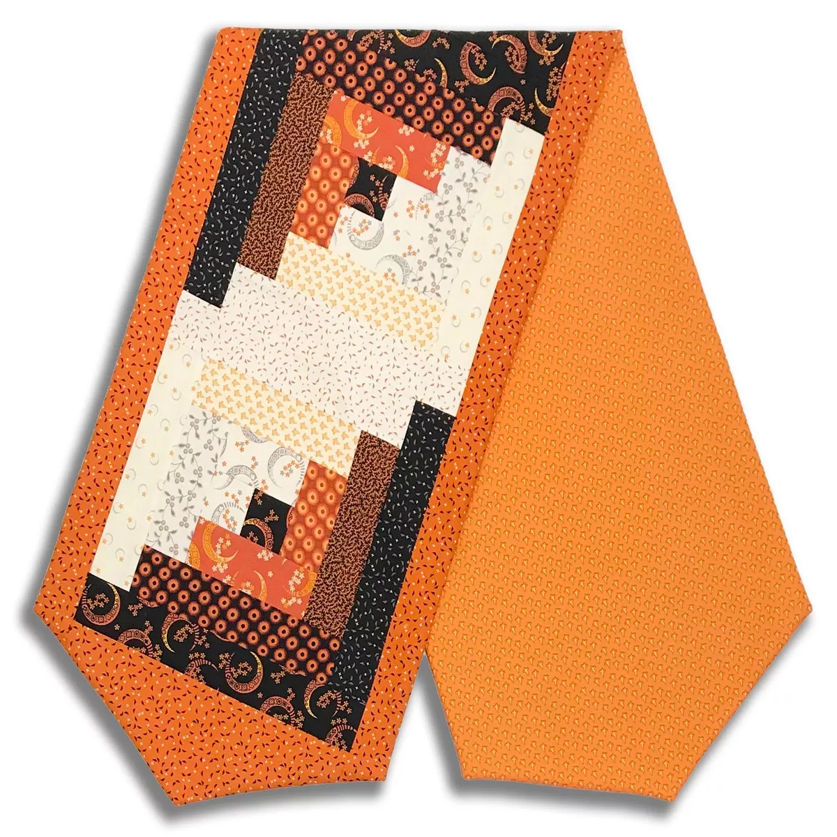 Andover Pre-Cut Log Cabin Table Runner Kit – Midnight Moon