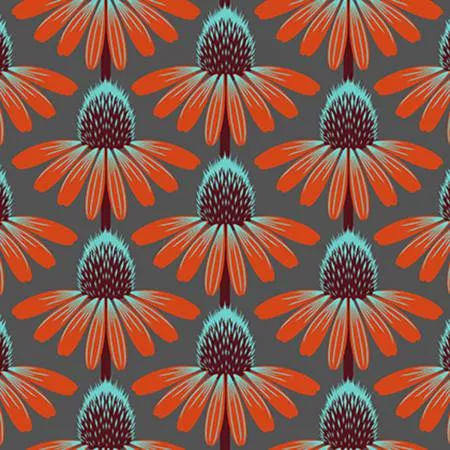 Anna Maria Horner Hindsight Echinacea - Berry