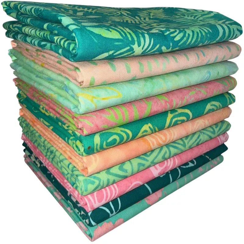 Anthology Batiks Adore Half-yard Bundle – 10 Fabrics, 5 Total Yards