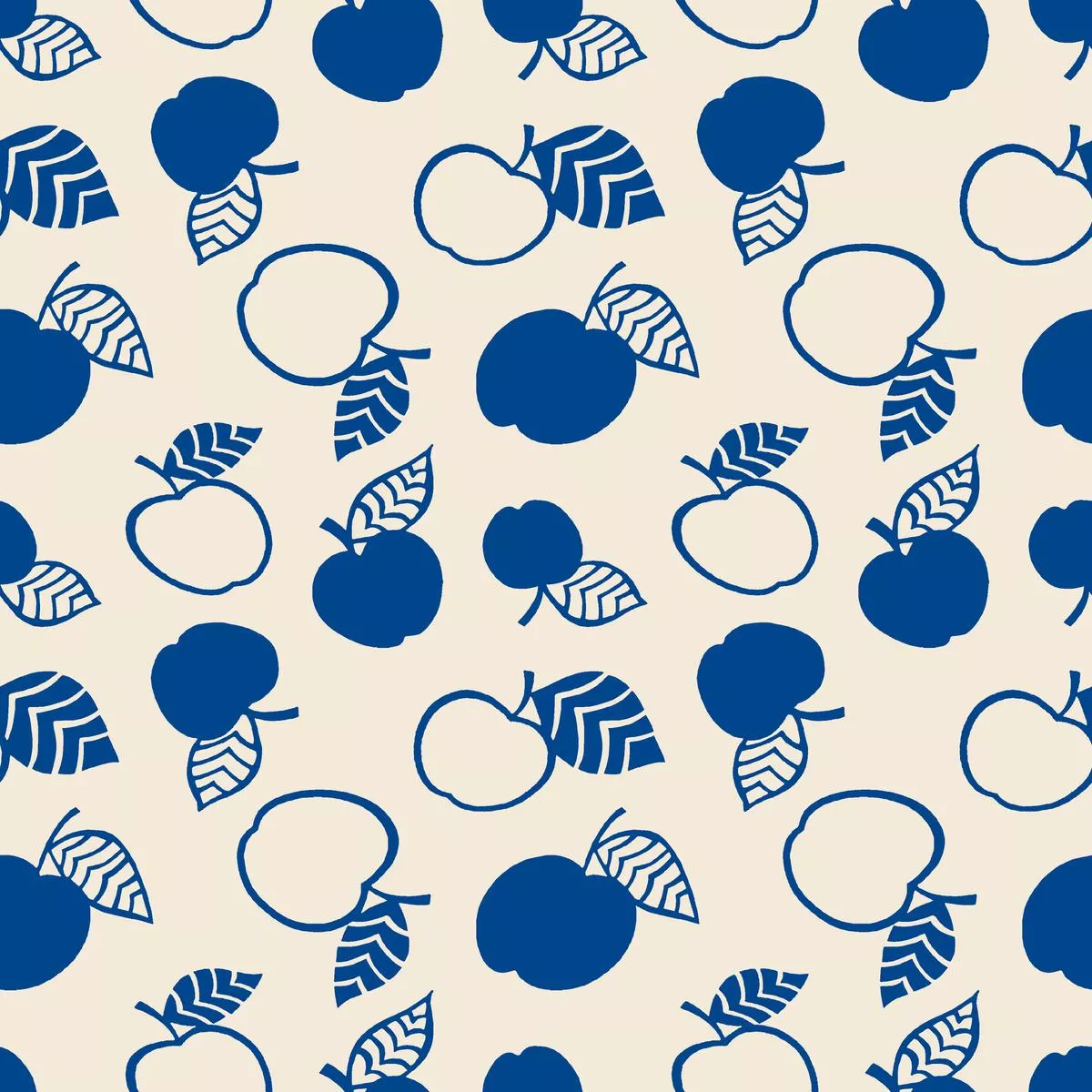 Apple Orchard – Minimalist Fruit Fabric