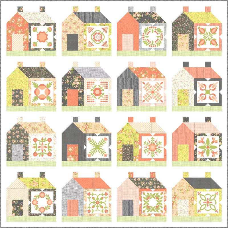 Apricot Ash Quilt Kit (82"x82") (Corey Yoder)