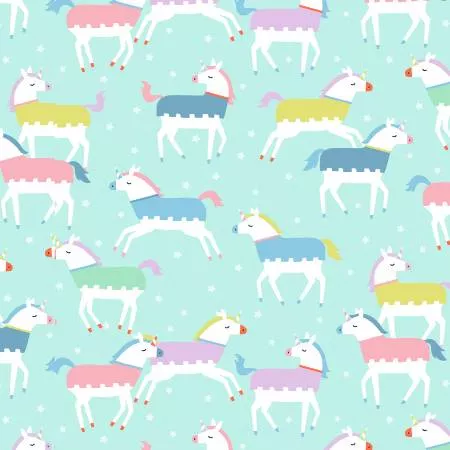 Aqua Unicorn Trot