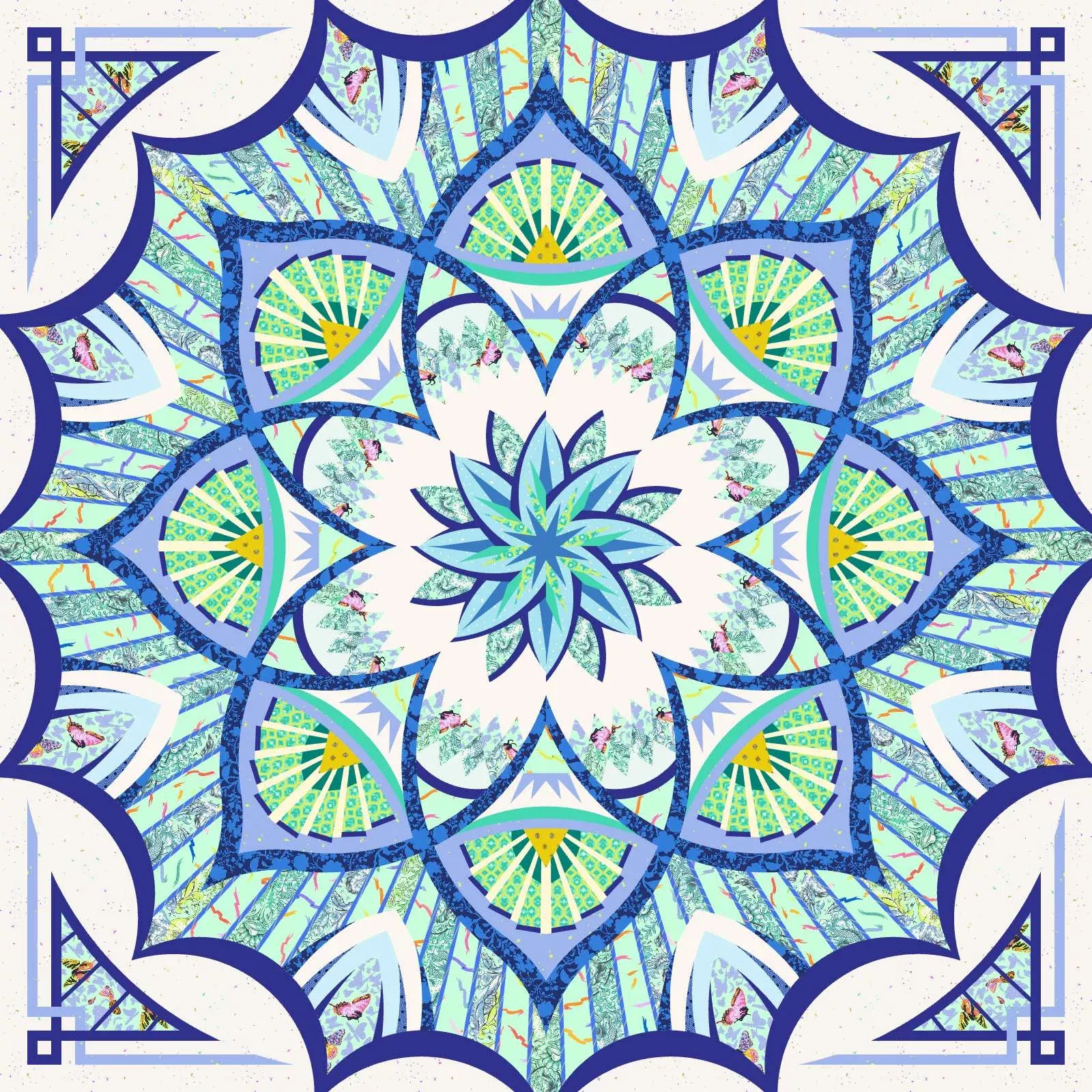Arcadia Wall Quilt Kit – Fabric Only (Preorder)