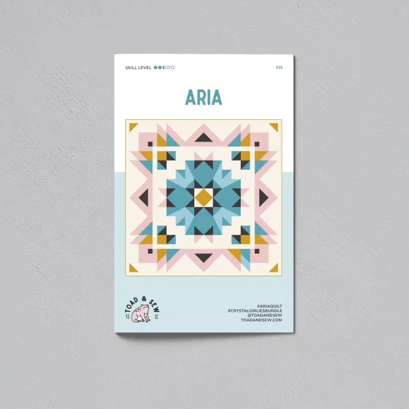 Aria Quilt Printed Pattern