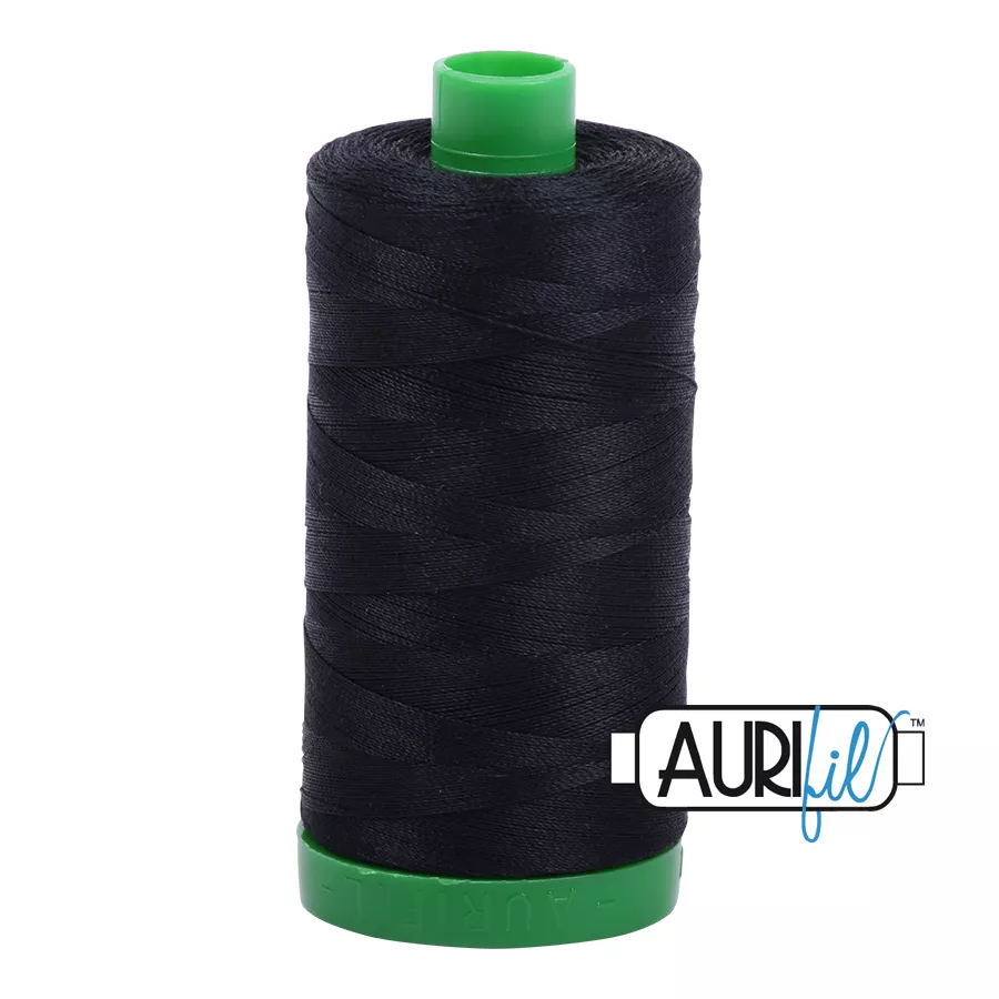 Aurifil 40wt Large Spool - Black