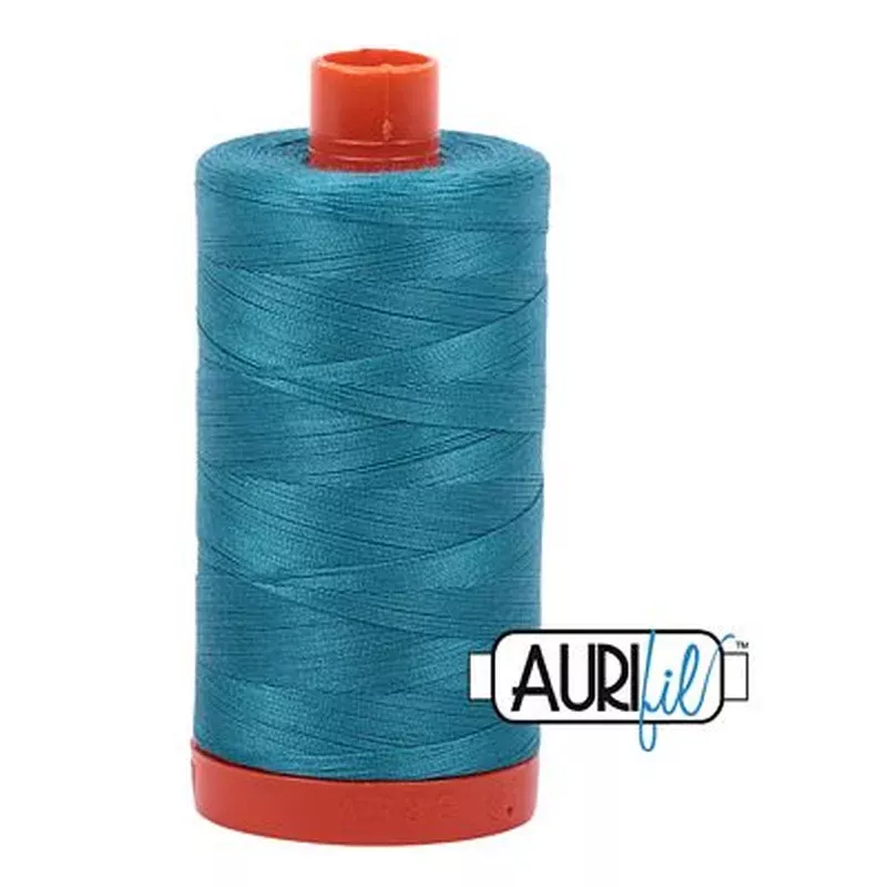Aurifil 50wt 1300m 4182 Medium Turquoise