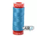 Aurifil 50wt cotton (mini-spool) 200m/Bright Teal
