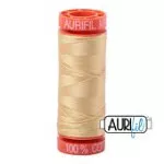 Aurifil 50wt cotton (mini-spool) 200m/Wheat