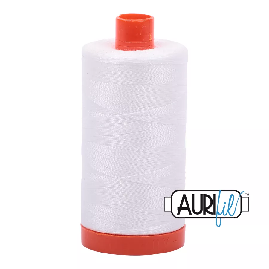 Aurifil 50wt Large Spool - Natural White