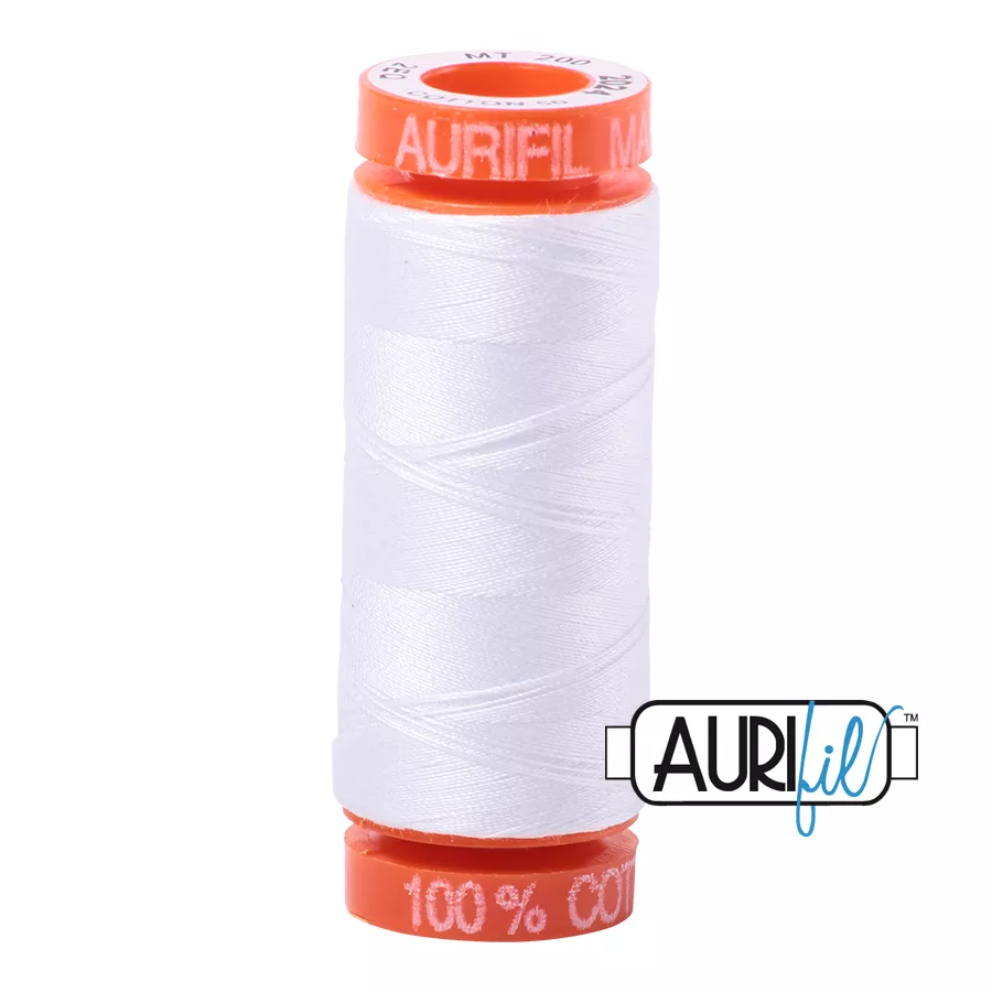 Aurifil 50wt Small Spool - White