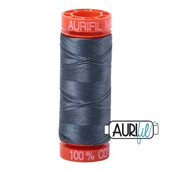 Aurifil 50wt Thread | 220 Yards – Medium Gray 1158