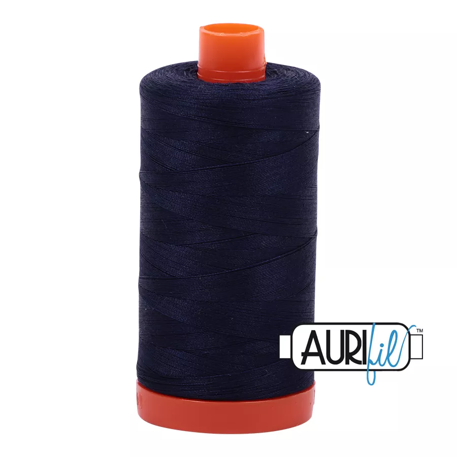 Aurifil 50wtLarge Spool - Very Dark Navy