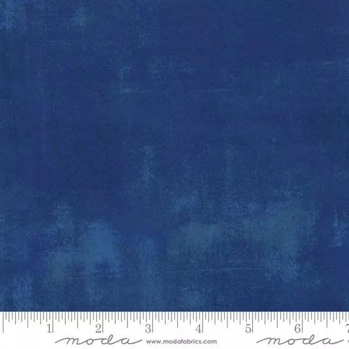 Blue Grunge Basics Cobalt 44"/45" Per Yard