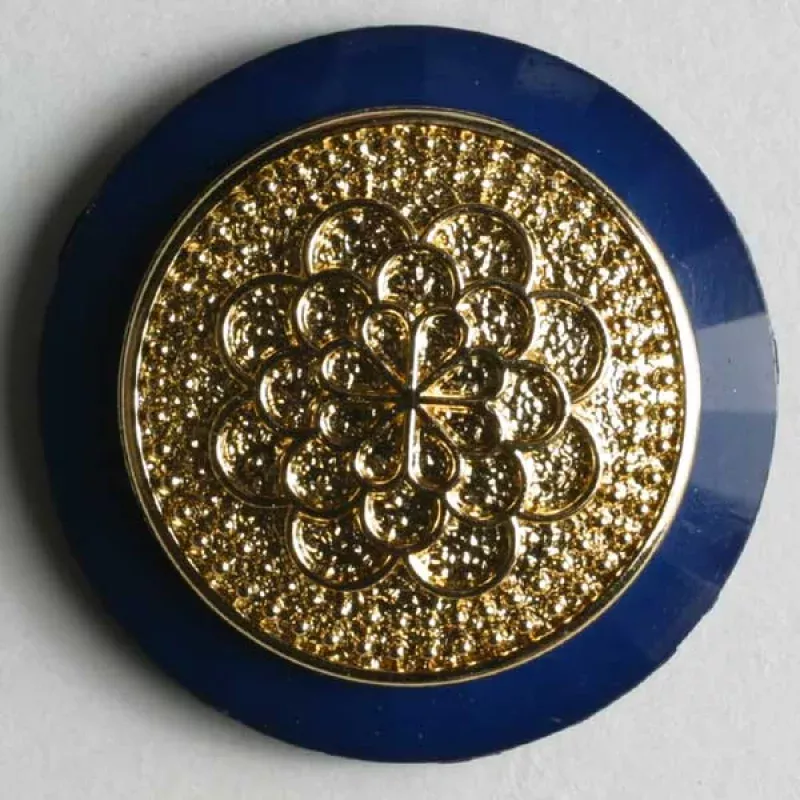 Blue Polyamide Button