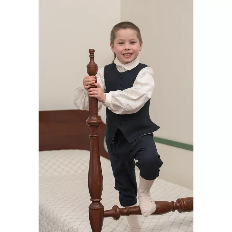Boys Breeches | Navy Wool