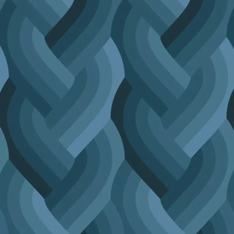 Braid Ombre in Navy | Echo|1/2 Yard&Fat Quarter