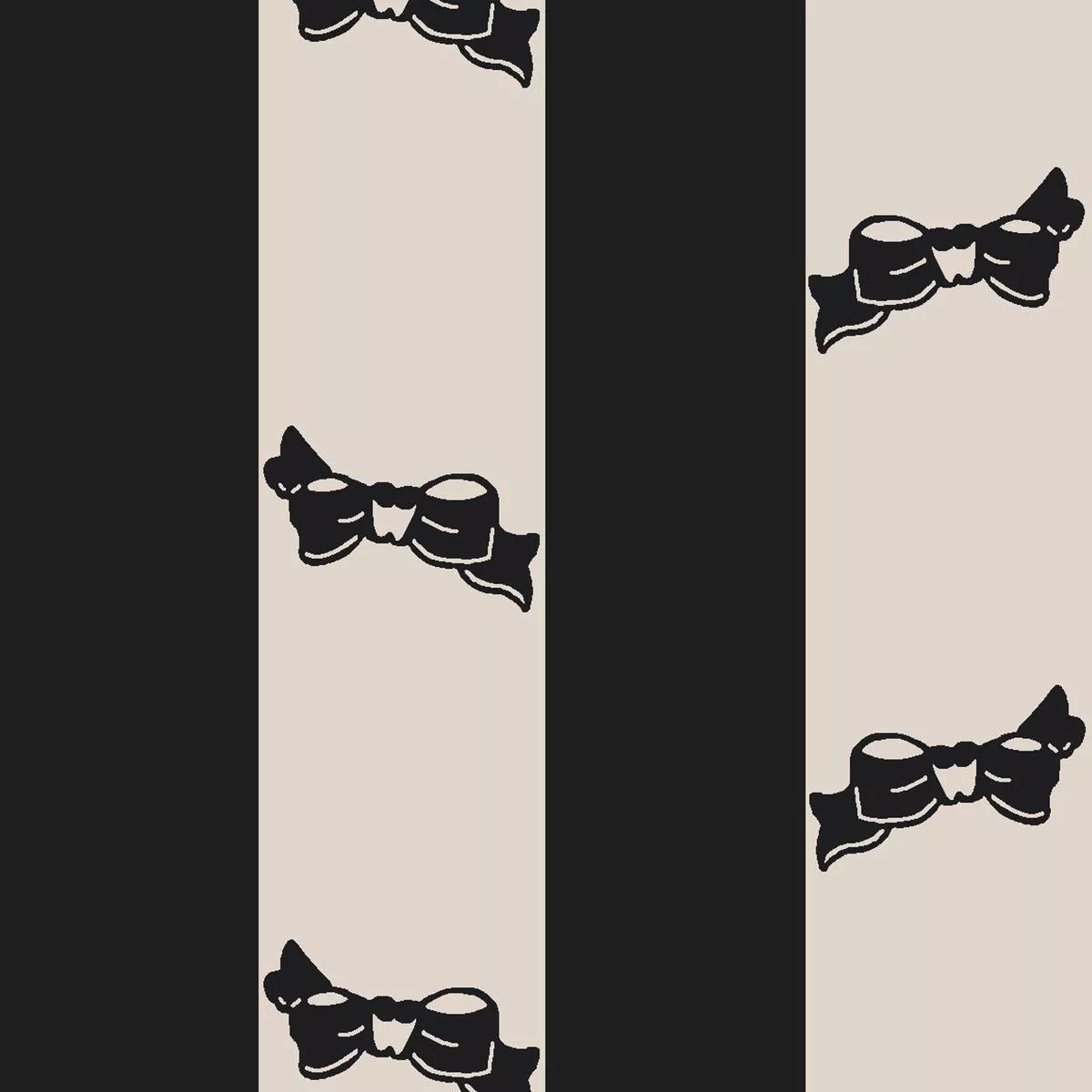 Brandy Bow in Ink Fabric