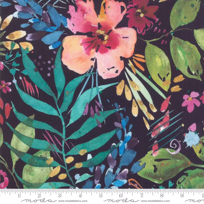 Brightly Blooming Navy