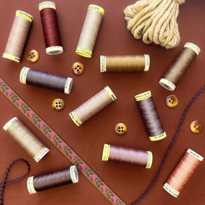 Brown Sew-all Thread 100m / 507 Khaki