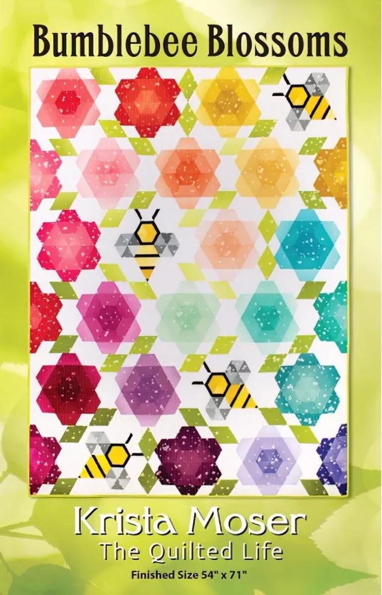 Bumblebee Blossoms Quilt Pattern by Krista Moser