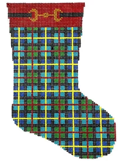 C’ate La Vie – Tartan Mini Stocking