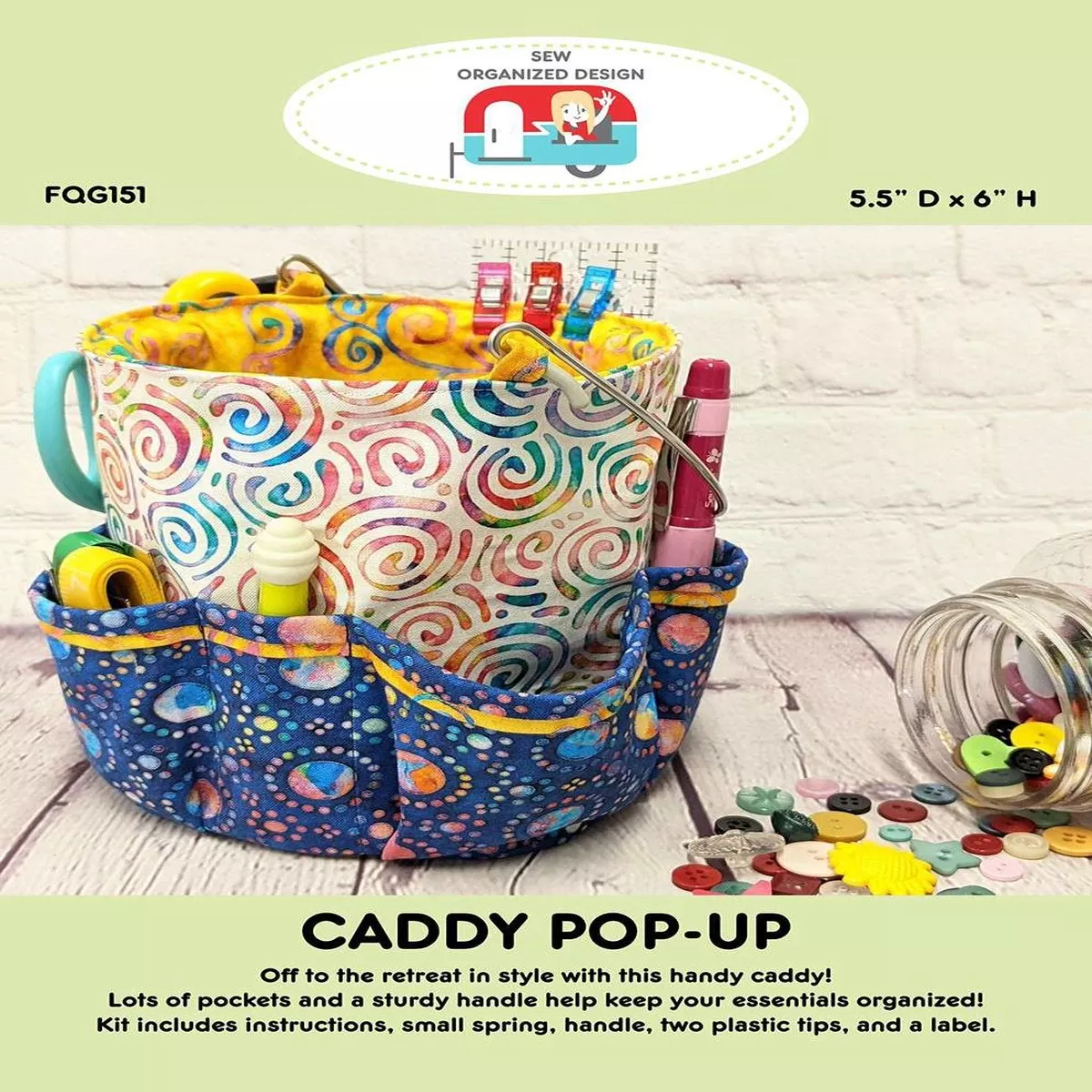 Caddy Pop Up Pattern
