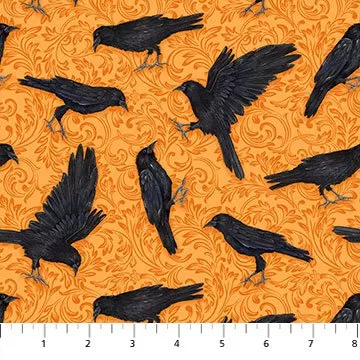 Candelabra - Orange Black Crows