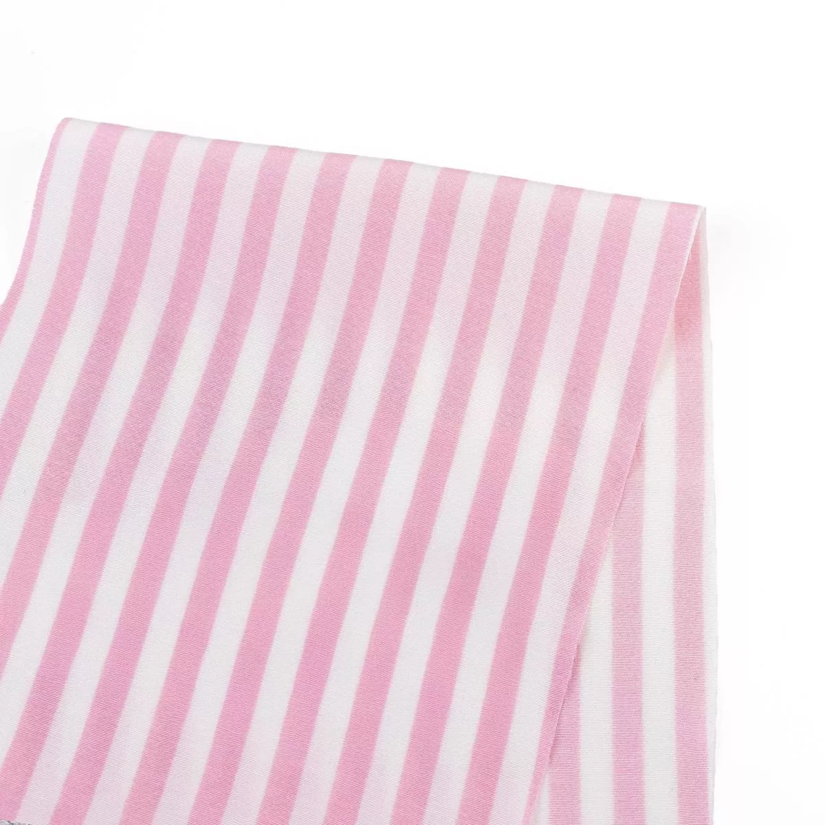Candy Stripe Viscose Challis – Bubblegum