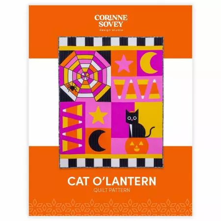 Cat O Lantern Quilt Pattern